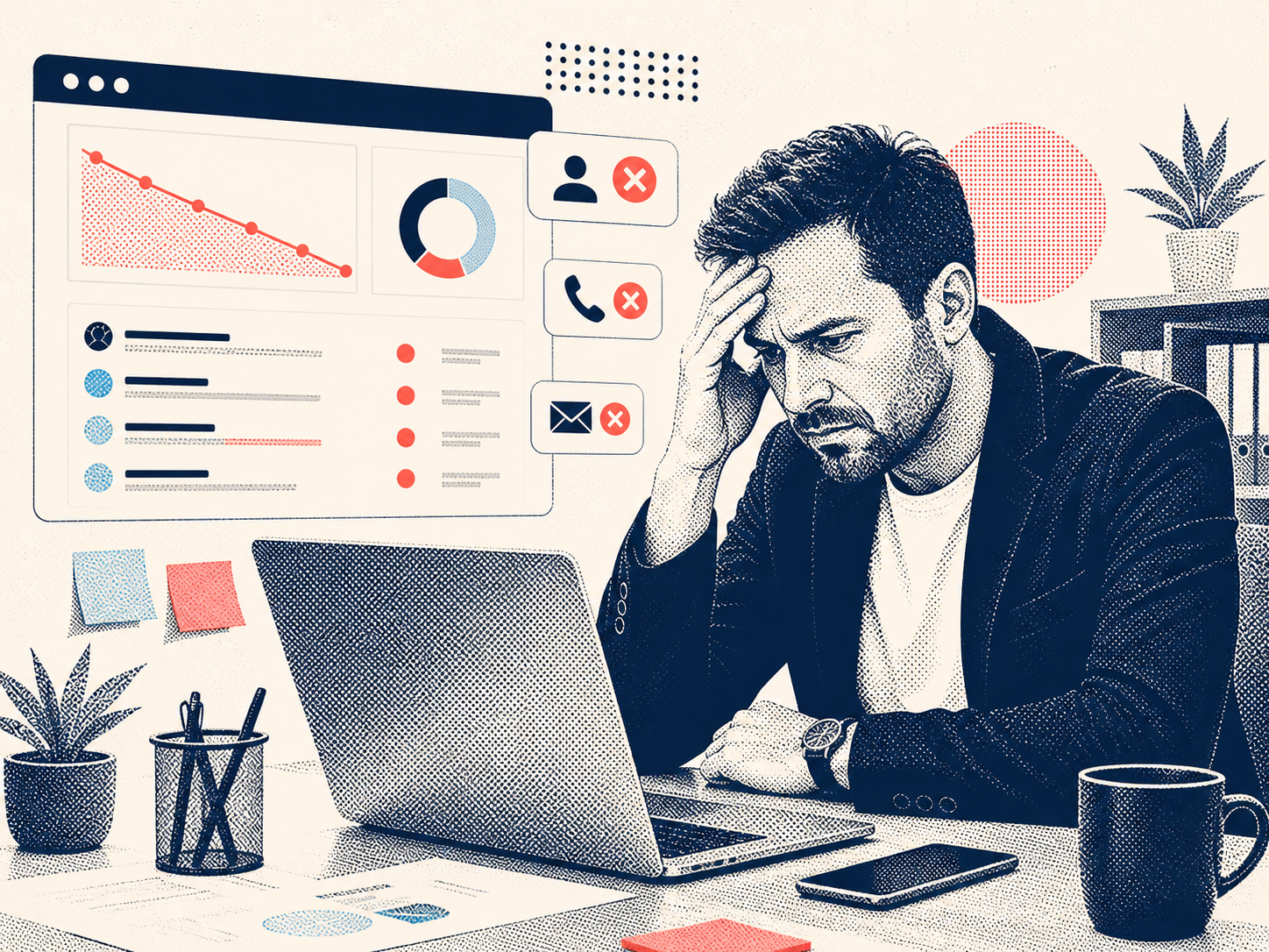 Client insatisfait devant des leads mal suivis après une campagne Ads